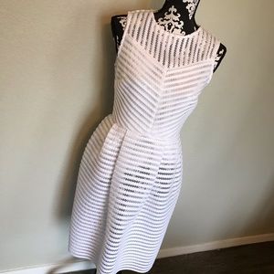All white Halogen Dress